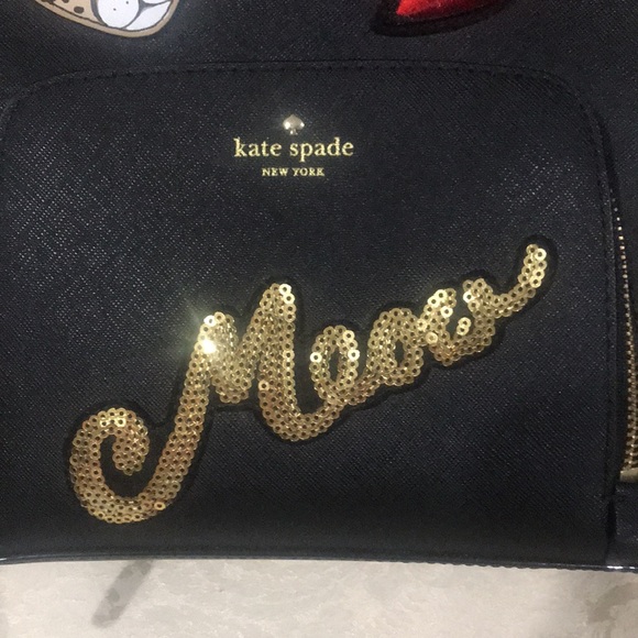 Kate Spade Meow “Run Wild” Cheetah Cat Backpack - Picture 3 of 11